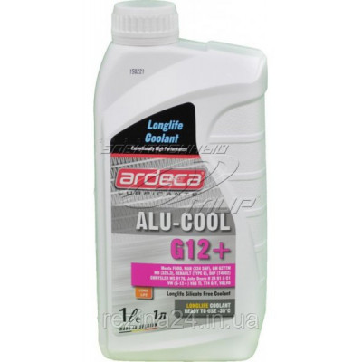 Антифриз Ardeca ALUCOOL G12+ 1л рожевий