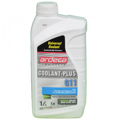 Антифриз Ardeca COOLANT PLUS 1л зелено-синий