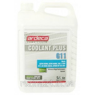 Антифриз Ardeca COOLANT PLUS 5л зелено-синій