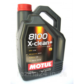 Моторное масло Motul 8100 X-clean+ 5W-30 1л