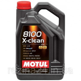 Моторное масло Motul 8100 X-clean 5W-40 1л