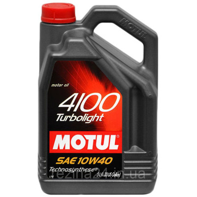 Моторне масло Motul 4100 Turbolight 10W-40 1л