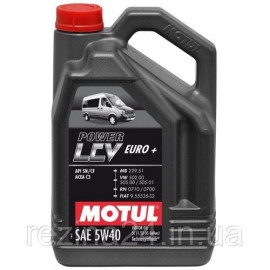 Моторне масло Motul Power LCV Euro+ 5W-40 5л