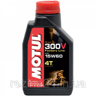 Моторное масло Motul 4T 300V Factory Line Off Road 15W-60 1л