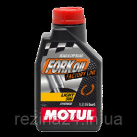 Гідравлічне масло Motul Fork Oil Light Factory Line 5W 1л