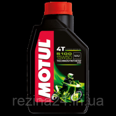 Моторное масло Motul 5100 4T 15W-50 1л