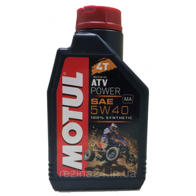 Моторное масло Motul 4T ATV Power 5W-40 4л