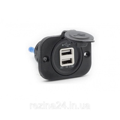 Разветвитель USB Carav 17-002 5v 3.1A (2 порта)