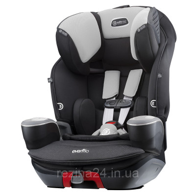 Автокрісло Evenflo SafeMax 3в1 Platinum Shiloh Сіре з чорним (0328841915155)