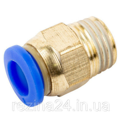 Штуцер цанговый прямой 12мм*1/2" AIRKRAFT SPC12-04