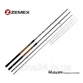 Фідерне вудилище ZEMEX Razer Death Feeder 12ft - 80g (3х негласних.)