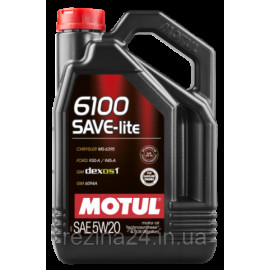 Моторне масло Motul 6100 SAVE-LITE 5W-20 4л