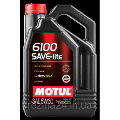 Моторное масло Motul 6100 SAVE-LITE 5W-30  4л