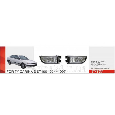 Противотуманные фары Vitol TY-321W Toyota Carina E/ST190 1994-97