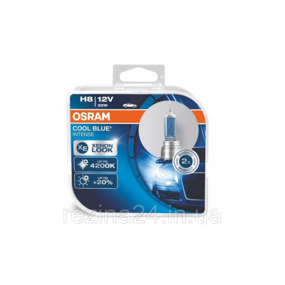 Комплект галогенних ламп OSRAM Cool Blue Intense 64212CBI-HCB H8 12V 35W PGJ19-1