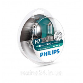 Комплект галогенных ламп Philips X-tremeVision 12972XVS2 H7 3700K +130%