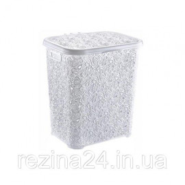 Корзина для белья OZ-ER PLastik LACY 48л, белый (P028-X24)