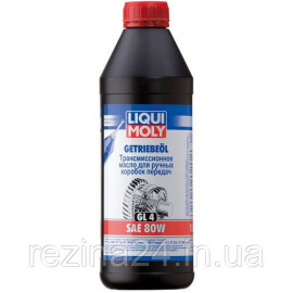 Трансмиссионное масло Liqui Moly Getriebeoil GL-4 80W 1л