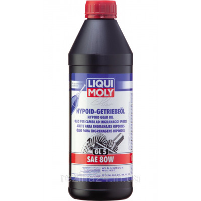 Трансмиссионное масло Liqui Moly Hypoid-Getriebeoil GL5 SAE 80W 1л