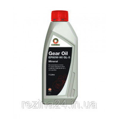 Трансмиссионное масло Comma GEAR OIL EP 80W-90 GL-5 1л