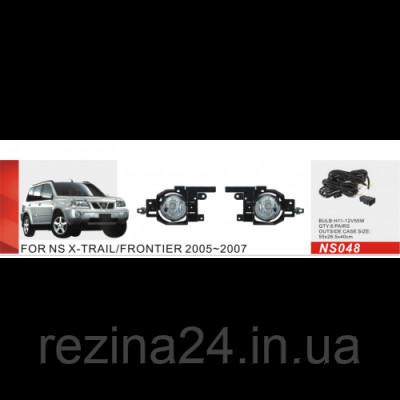 Протитуманні фари Vitol NS-048W Nissan X-Trail 2005-2007 ел.проводка