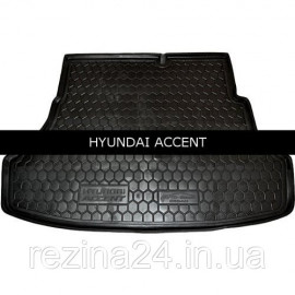 Коврик в багажник Avto Gumm для Hyundai Accent 2011-