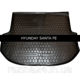 Коврик в багажник Avto Gumm для Hyundai Santa-Fe 2012- 5мест