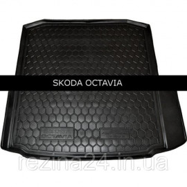 Килимок в багажник Avto Gumm для Skoda Octavia A7 2013-