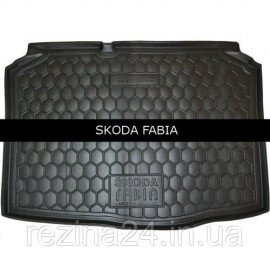 Коврик в багажник Avto Gumm для Skoda Fabia ll 2007- хетчбэк