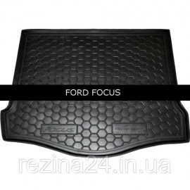 Килимок в багажник Avto Gumm для Ford Focus 3 Hatchback 2011- (з докаткою)