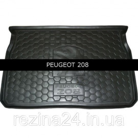 Коврик в багажник Avto Gumm для Peugeot 208 2013-