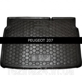 Килимок в багажник Avto Gumm для Peugeot 207 2006-2012