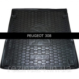 Килимок в багажник Avto Gumm для Peugeot 308 2013-