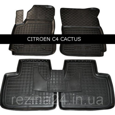 Килимки в салон Avto Gumm 11499 для Citroen C4 Cactus 2015-