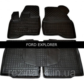 Килимки в салон Avto Gumm 11454 для Ford Explorer 2014-