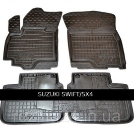 Килимки в салон Avto Gumm 11496 для Suzuki SX-4 2014-