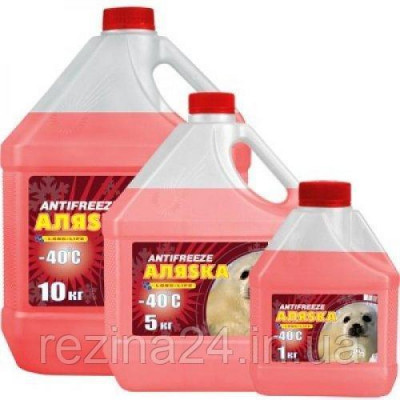 Антифриз Aляska Antifreeze-40 красный 1л