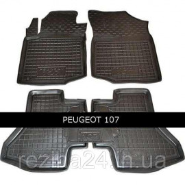 Коврики в салон Avto Gumm 11397 для Peugeot 107