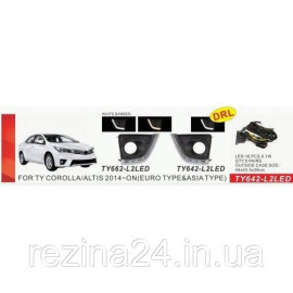 Противотуманные фары Vitol TY-170A-W Toyota Yaris Hatchback 2006-08 эл.проводка