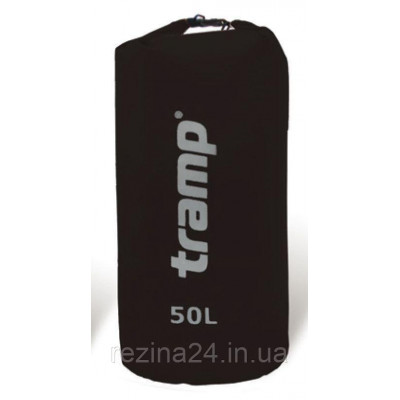 Гермомешок Tramp Nylon PVC 50л чорний/червоний