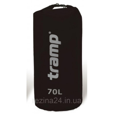 Гермомешок Tramp Nylon PVC 70л черный/красный