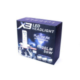 Светодиодные лампы AllLight X3 H7 50W 6000K 6000lm