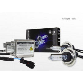 Комплект ксенону Infolight +50% H7 4300К/5000K/6000K