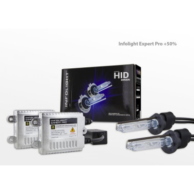 Комплект ксенону Infolight Expert Pro CANBUS H1 4300К/5000K/6000K +50%