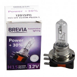 Галогенна лампа Brevia H15 Power 12015PC 12V