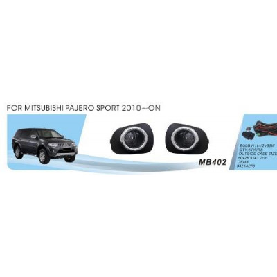 Противотуманные фары Vitol MB-402W Mitsubishi Pajero Sport 2010-14