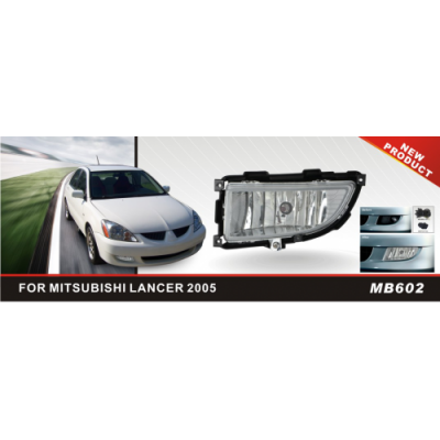 Противотуманные фары Vitol MB-602W Mitsubishi Lancer 2005-07 эл.проводка