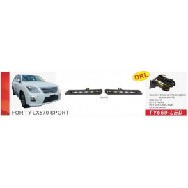 Противотуманные фары Vitol TY-669-LED / DRL Toyota LX570 Sport