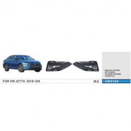 Противотуманные фары Vitol VW-0189W VW Jetta 2018-