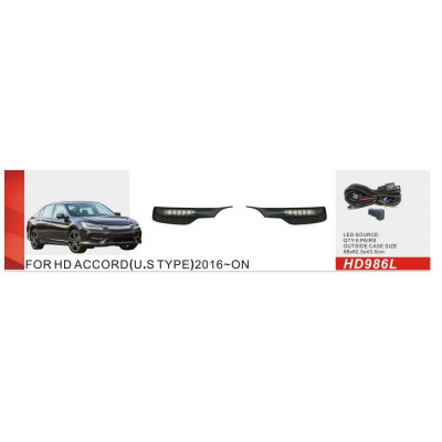 Противотуманные фары Vitol HD-986L Honda Accord 2016-17 U.S TYPE LED